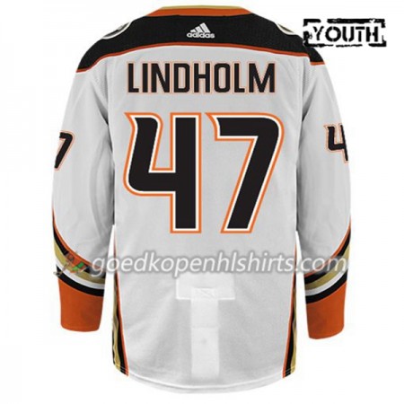 Anaheim Ducks HAMPUS LINDHOLM 47 Adidas Wit Authentic Shirt - Kinderen